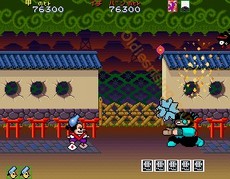 une photo d'Ã©cran de Pistol Daimyo No Bouken sur Arcade